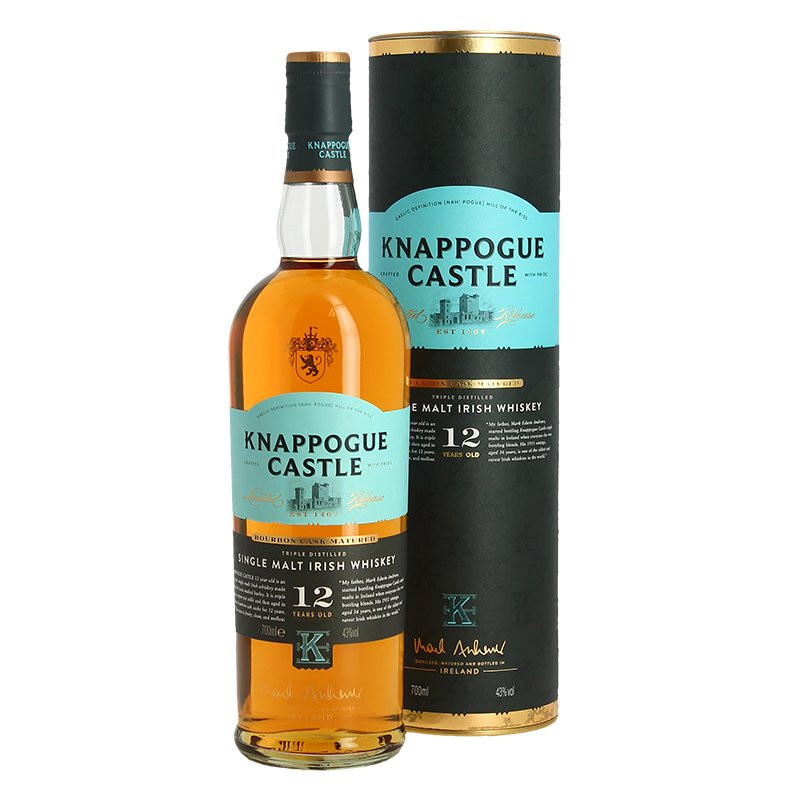 buy KNAPPOGUE Castle 12 YO Single Malt Irish Whiskey 70 cl