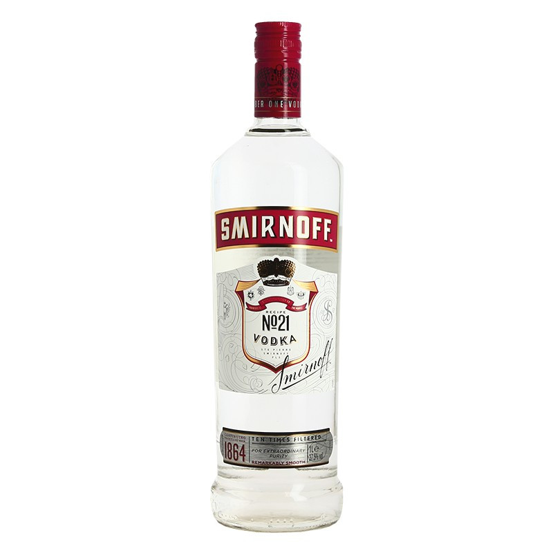 VODKA SMIRNOFF ROUGE 1L