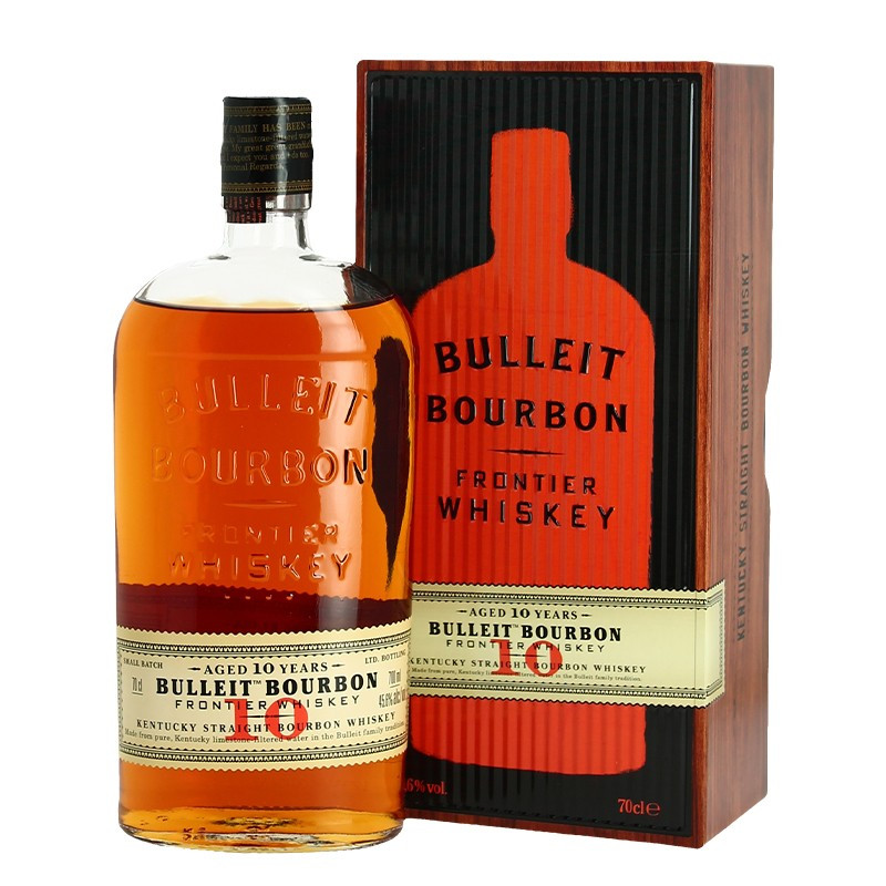 BULLEIT 10 YO Kentucky Straight Bourbon Whiskey 70 cl