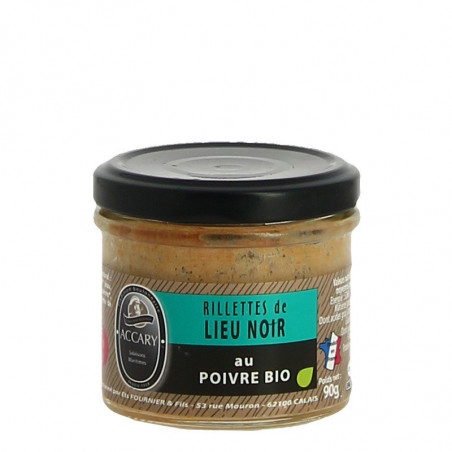 Rillette of Saithe with organic pepper by Emile Fournier