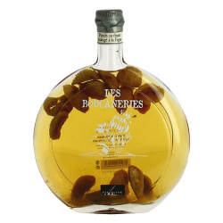 Rhum Punch with cocoa beans...