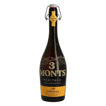 3 Monts Héritage Beer Blonde Triple Beer 75 cl