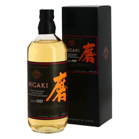 MIGAKI SOCHU Very Old Japanese Oak Cask Aged Barley Distilled Sochu