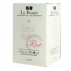 Coeur du Rouet BIB of Côtes de Provence Rosé of 5 Liters