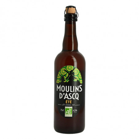 Moulins d'Ascq Organic Blonde Summer Beer 75 cl