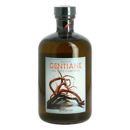 GENTIANE PERES CHARTREUX  70CL 17ﾰ