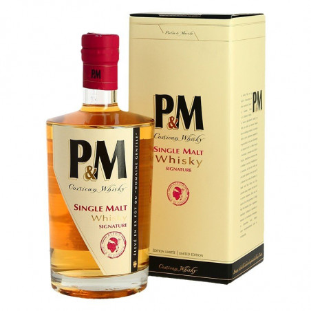 PM Corsican Single Malt Whiskey Signature