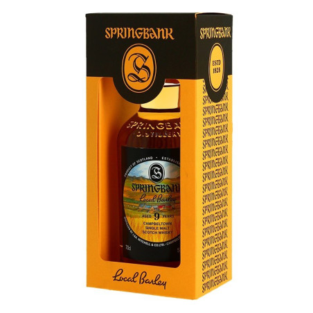 SPRINGBANK LOCAL BARLEY 9 YO Campbeltown Single Malt Scotch Whiskey