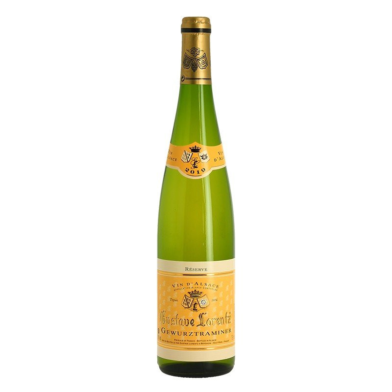 GEWURZTRAMINER Dry Fruitty White Alsace Wine Gustave LORENTZ