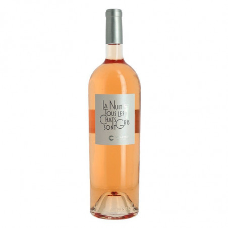 La Nuit Tous les Chats Sont Gris Gard Rosé wine by Cellier des Chartreux in Magnum