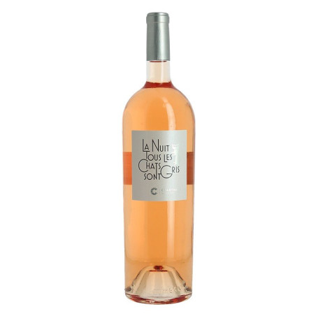 La Nuit Tous les Chats Sont Gris Gard Rosé wine by Cellier des Chartreux in Magnum