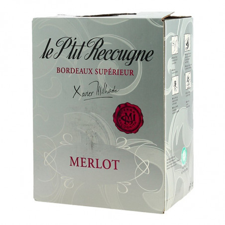 Boxed Wine 5 Litres Petit RECOUGNE Bordeaux Supèrieur