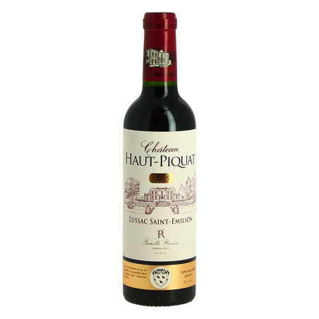 Half Bottle Château Haut PIQUAT LUSSAC St Emilion Maison Rivière