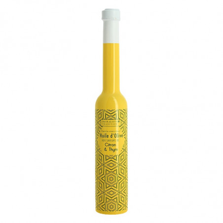 Savor et Sens Olive Oil with Lemon and Thyme flavors 20 cl