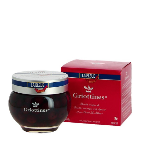 Griottines Box with Pastis La Bleu 35cl Peureux Distillery