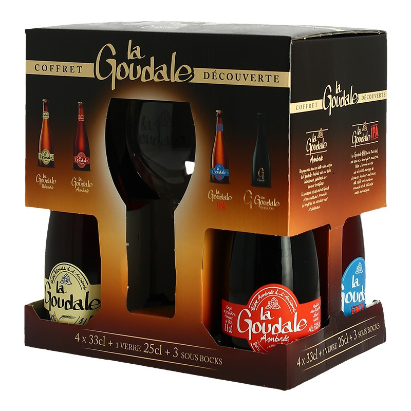 Box GOUDALE 4 X 33CL + 1 Glass