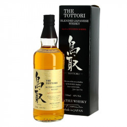 The TOTTORI Blended Japanes Whiskey aged in a Bourbon Barrel