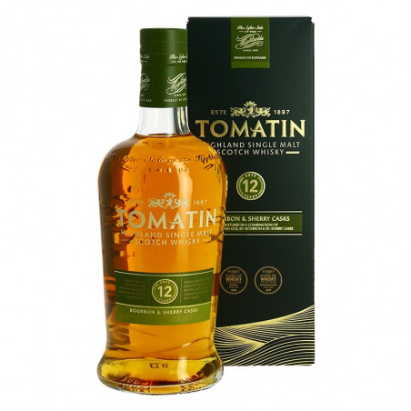 TOMATIN 12 years old Highland Single Malt Scotch Whiskey