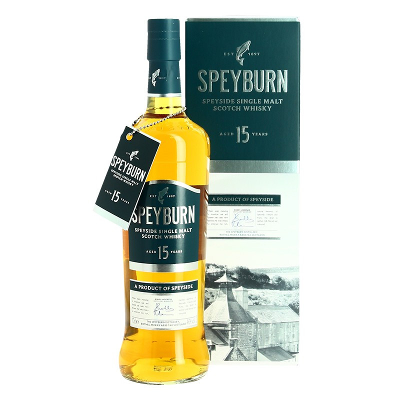 SPEYBURN 15 ans Speyside Single Malt Scotch Whiskey