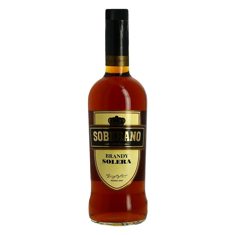 SOBERANO spanish Brandy from a Solera de JEREZ
