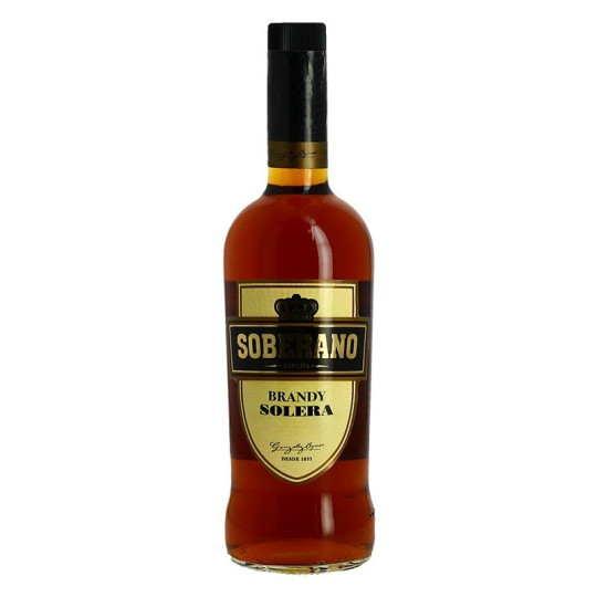 SOBERANO spanish Brandy from a Solera de JEREZ