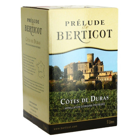 BIB PRELUDE ROSE 5 LITRES AOP COTES DE DURAS BIB PRELUDE ROSE 5 LITRES AOP COTES DE DURAS