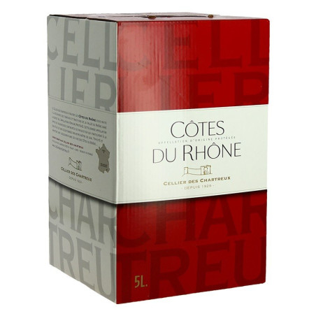 BIB COTES DU RHONE ROUGE CHARTREUX 5 L