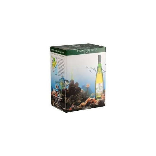 PICPOUL de Carte Noire l'Ormarine Dry White Box Wine 5 L PICPOUL de Carte Noire l'Ormarine Dry White Box Wine 5 L