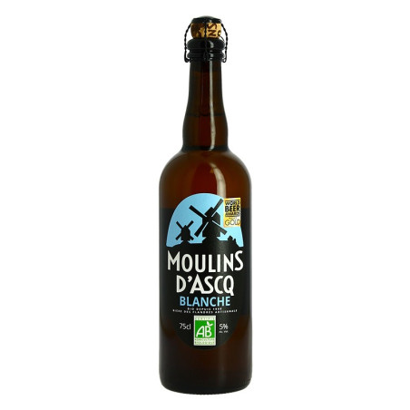 Moulins d'Ascq Organic Craft White Beer 75cl