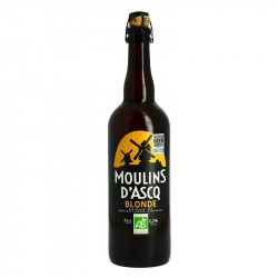 Moulins d'Ascq Bière Biologique Artisanale Blonde 75cl