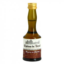 CALVADOS 8 Years Old by Château du BREUIL Mini Bottle Brandy Cider