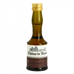 CALVADOS 12 Years Old by Château du BREUIL Mini Bottle