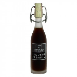 COFFEE Liqueur based on Brandy Cider Miniature Bottle by Jacques FISSELIER