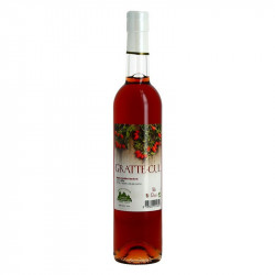 Gratte Cul Aperitif made from the fruit of the Rosehip by the Terres Rouges Distillery