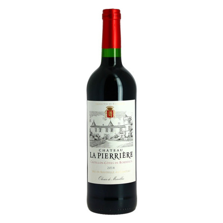 Château La Pierrière 2016 Castillon Côte de Bordeaux Red Wine