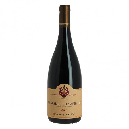Domaine PONSOT Chapelle Chambertin Grand Cru 2014 great red wine of Burgundy