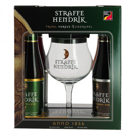STRAFFE HENDRIK Beer Gift Box 4X33 cl + 1 Beer Glass