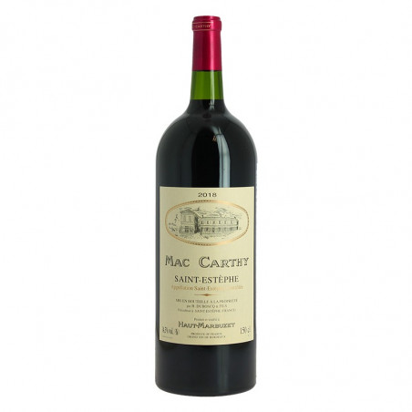 buy wine st Estephe Mac Carthy 2018 Bordeaux red wine Magnum 1.5 l, a wine produced and vinified by Haut Marbuzet