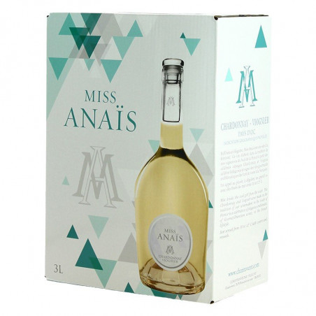 BIB Miss Anaïs White Wine Chardonnay Viognier 3 Liters