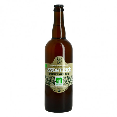 Beer ANOSTEKE BIO Blond by the Brasserie du Pays Flamand 75CL