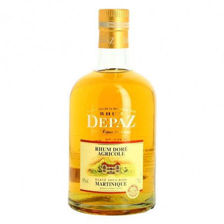 DEPAZ Golden Rum from Martinique Island 50°