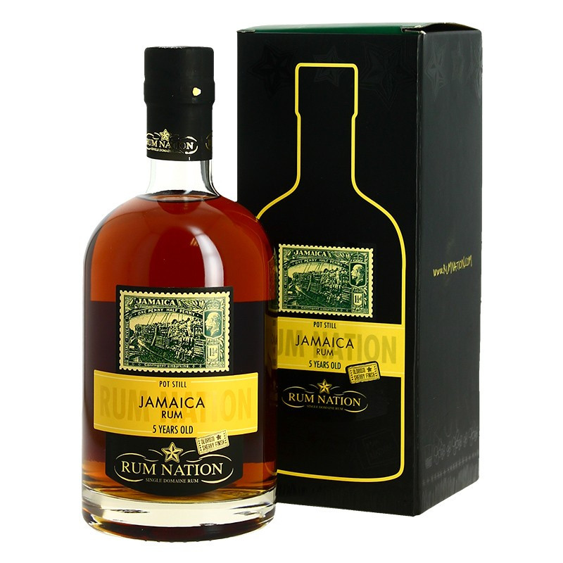 Rum NATION Jamaica 5 Years Old Pot Still 70 cl