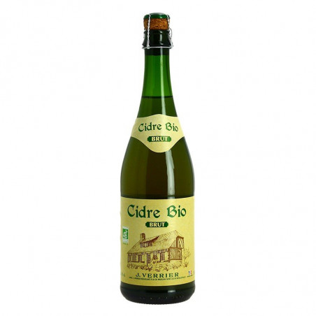 Organic Brut Cider by Verrier