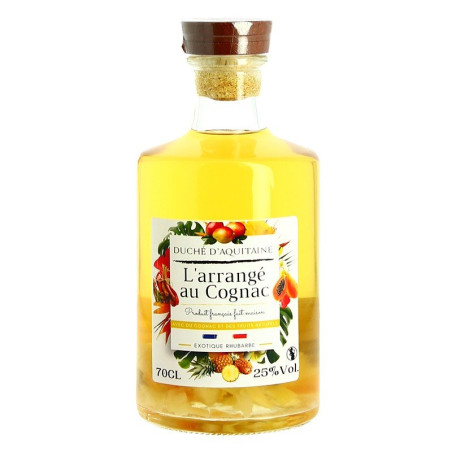 Arranged Cognac Rhubard and Exotic Fruits Duché d'Aquitaine 70 cl