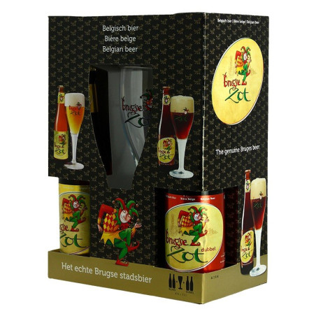 COFFRET BRUGGSE ZOT 4X33CL + 1 VERRE