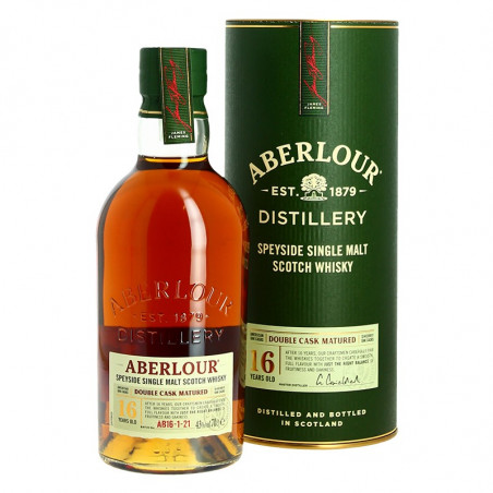 Whiskey ABERLOUR 16 years old Double Cask matured Speyside Single Malt Whiskey 70 cl