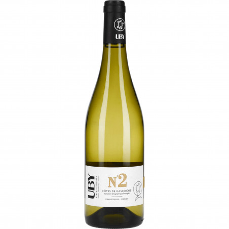 UBY N°2 Côtes de Gascogne Blanc Chardonnay Chenin Blanc