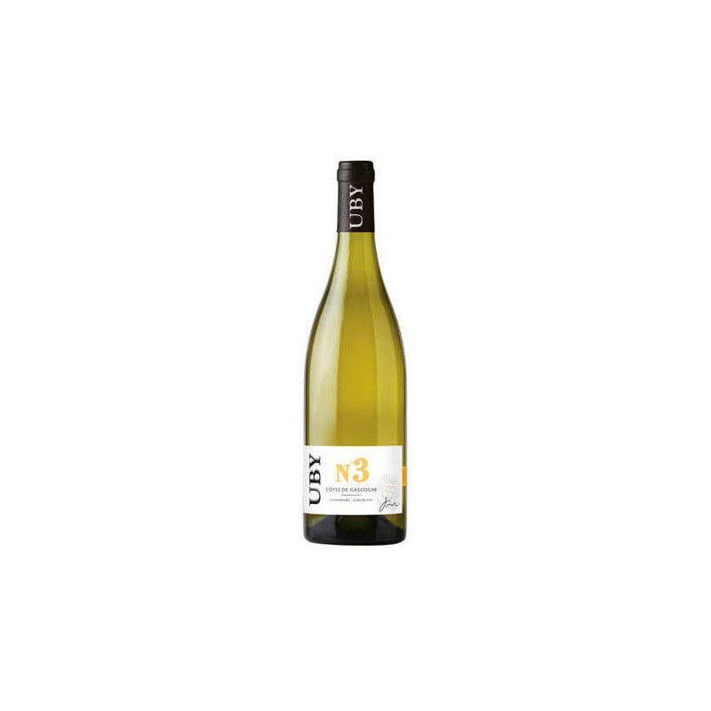 UBY N°3 Sauvignon Colombard Fruitty Côtes de Gascogne White Wine