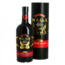 Rum NAGA Pearl of Jakarta Indonesian Rum, Aged Rum in 3 kinds of barrels.
