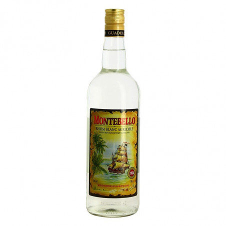 Montebello White 50° Agricultural Rum 1L